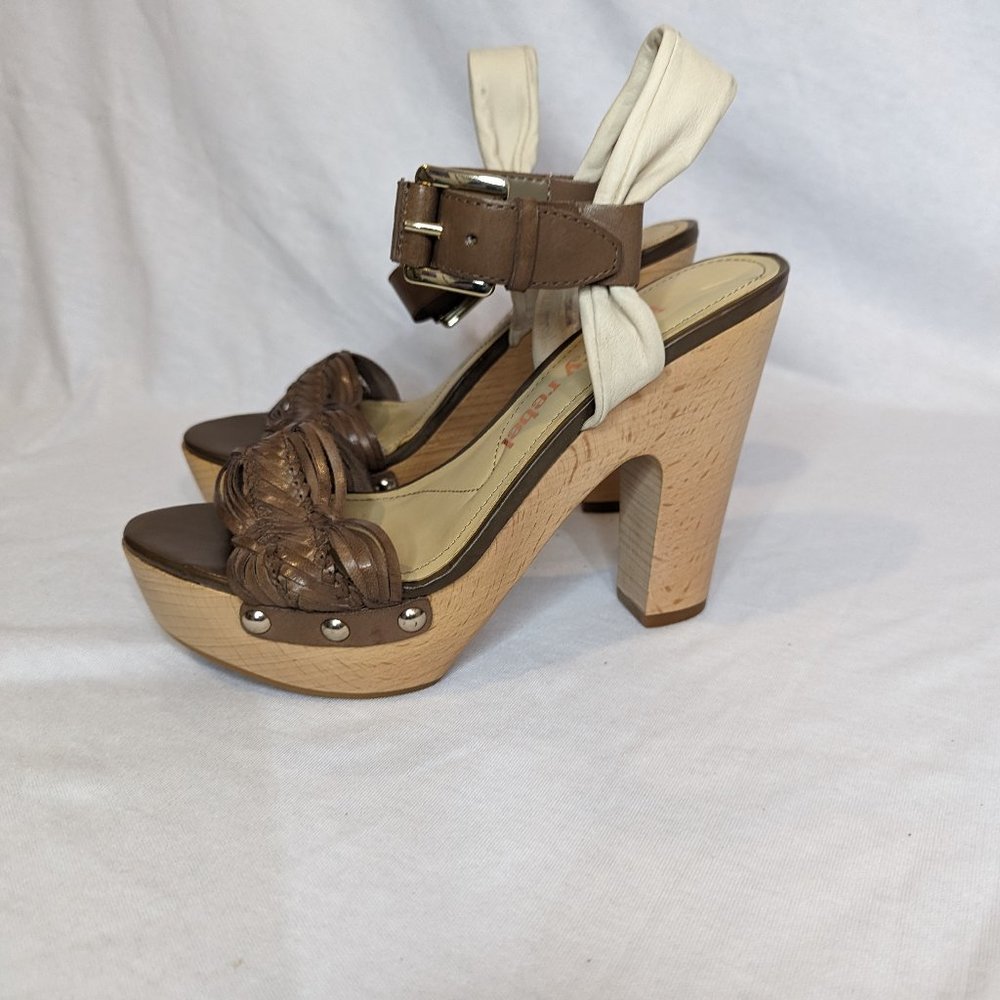 Luxury Rebel Bohemian Heel Sandals size 5 Brand NEVER WORN